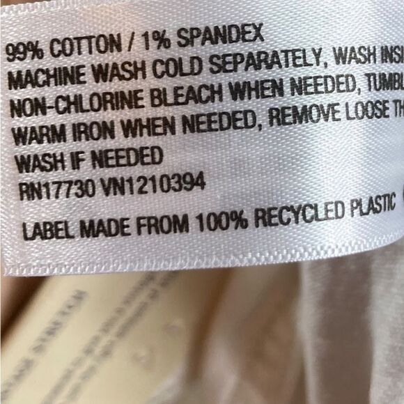 Universal Thread High-Rise Vintage Bermuda Jean Shorts, Off White, Size 2, NWT - Picture 13 of 13